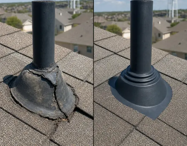 Documented roof repair work in the Hutto area