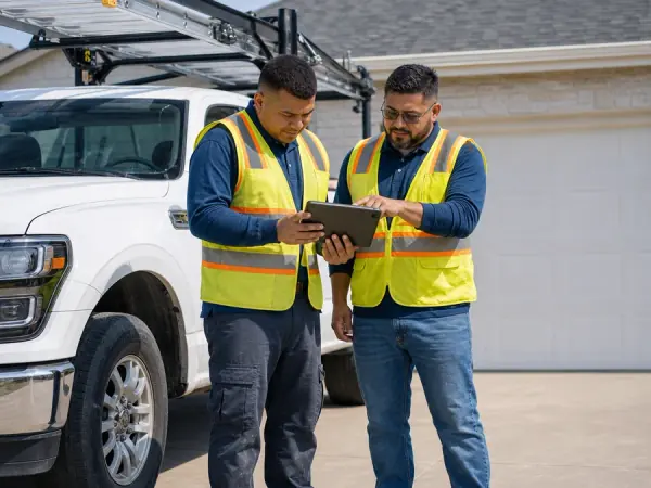 Roofing Hutto team ready for local roofing work